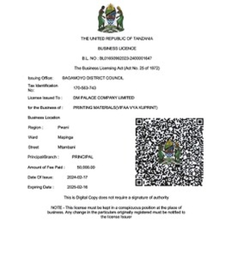 Business Licence